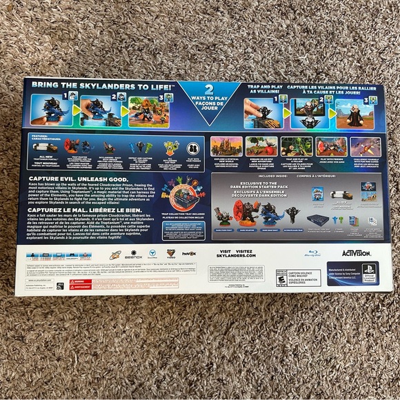 New Sealed CIB Skylanders Trap Team Dark Edition Starter Pack Game Set PS4 - Picture 3 of 7